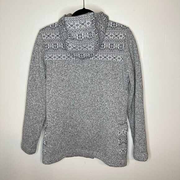 Patagonia Women's Better Sweater Icelandic Coast Toggle Coat Hooded Gray Medium - Picture 2 of 5
